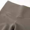 Grayish-green peach-bottomed, high-waisted, slimming yoga pants for women's sports and fitness, elastic and form-fitting Application Scenario